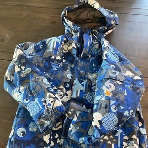 Youth burton snowboard ski jacket size large